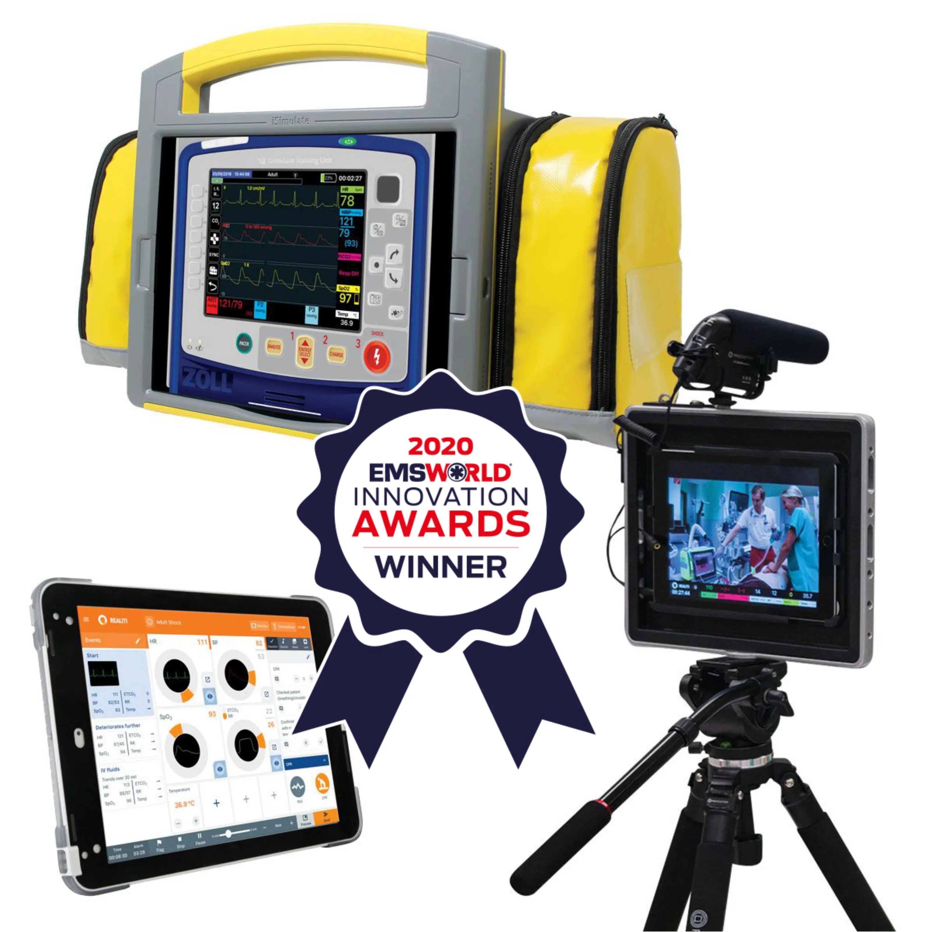 Monitor de Paciente Simulado con Video Debriefing – REALITi 360 Pro