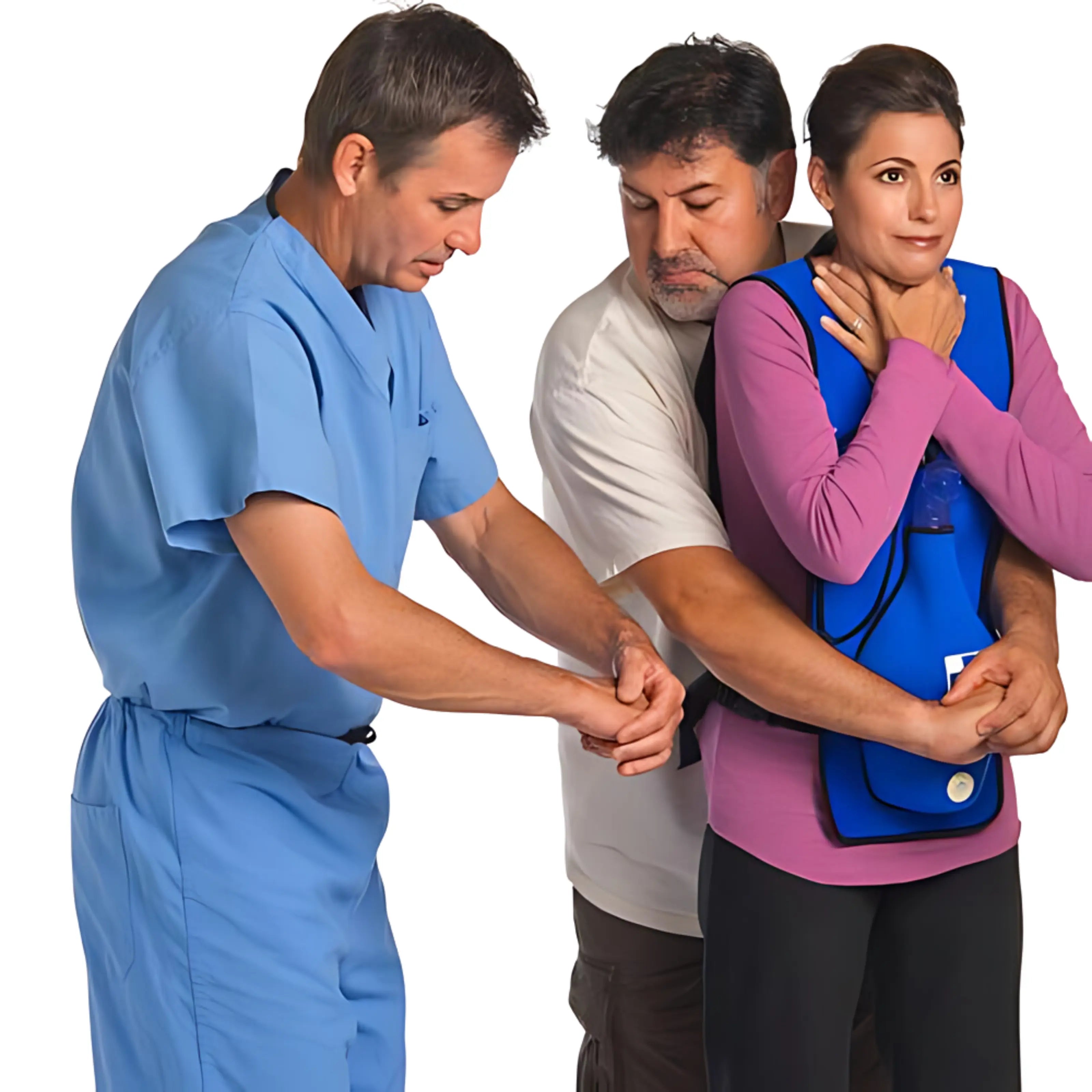 Chaleco ACT+FAST Chaleco para Maniobra de Heimlich Azul (4 Pack)