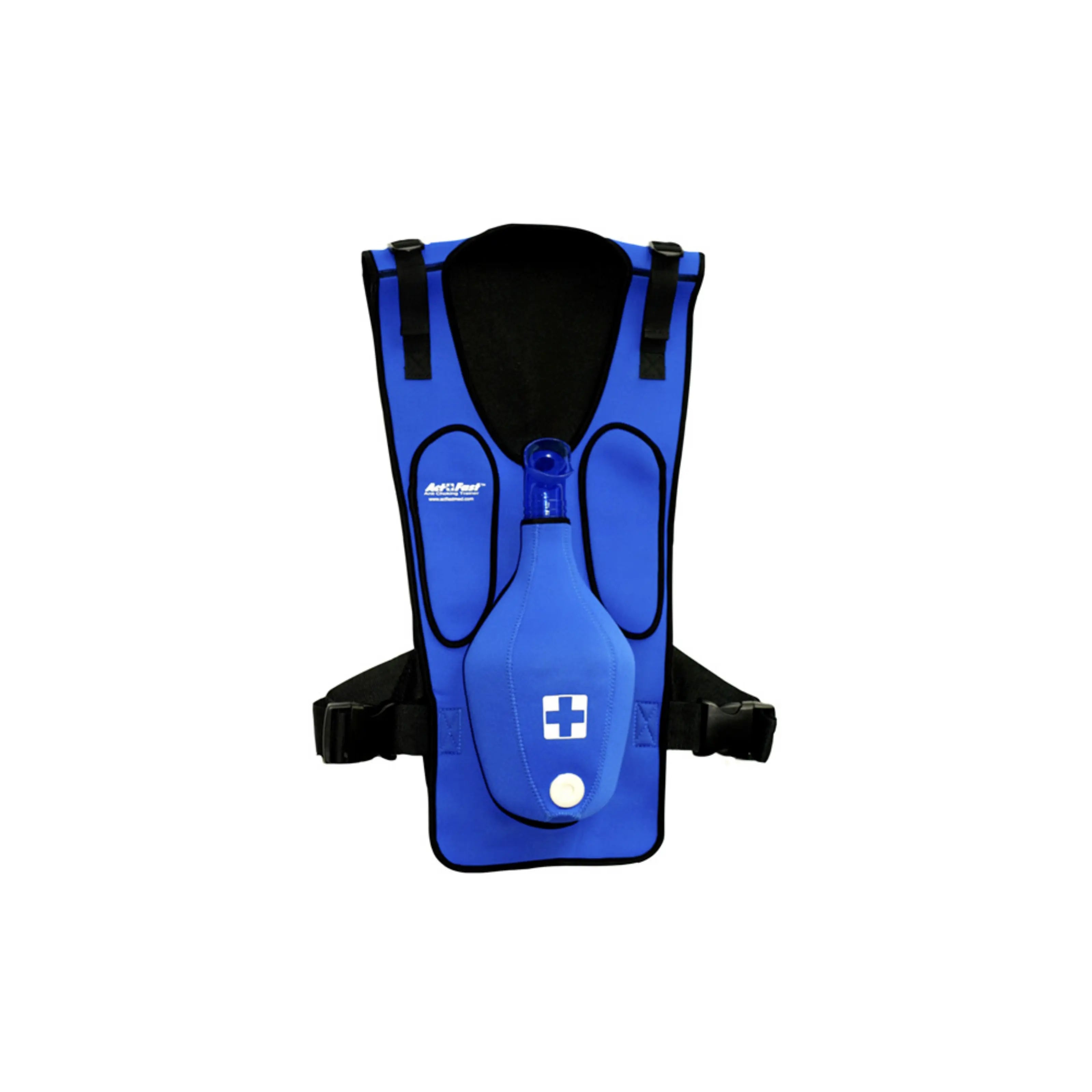 ACT+FAST | Chaleco para Maniobra de Heimlich Azul (4 Pack)