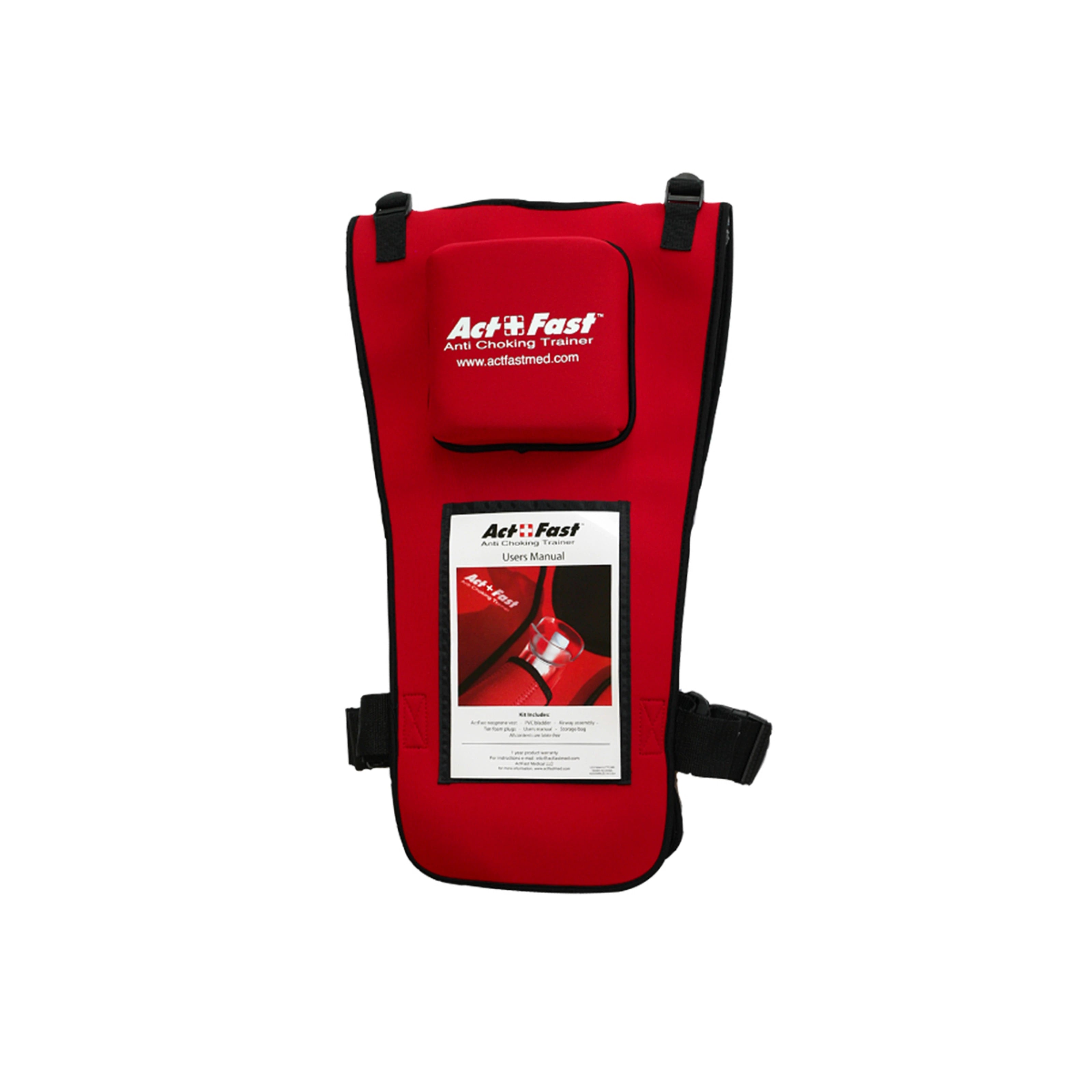 ACT+FAST | Chaleco para Maniobra de Heimlich Rojo (5 Pack)