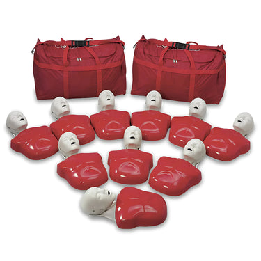 Maniquí de RCP Life/form® Basic Buddy® – Paquete de 10 (Adulto y Niño)