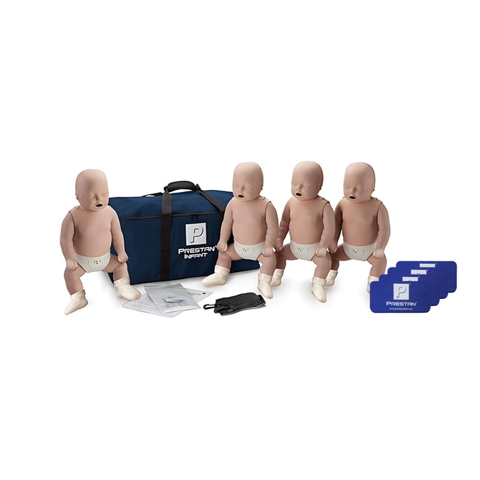 Maniquí para RCP Lactante Prestan con Retroalimentación - Piel Media (4 Pack)