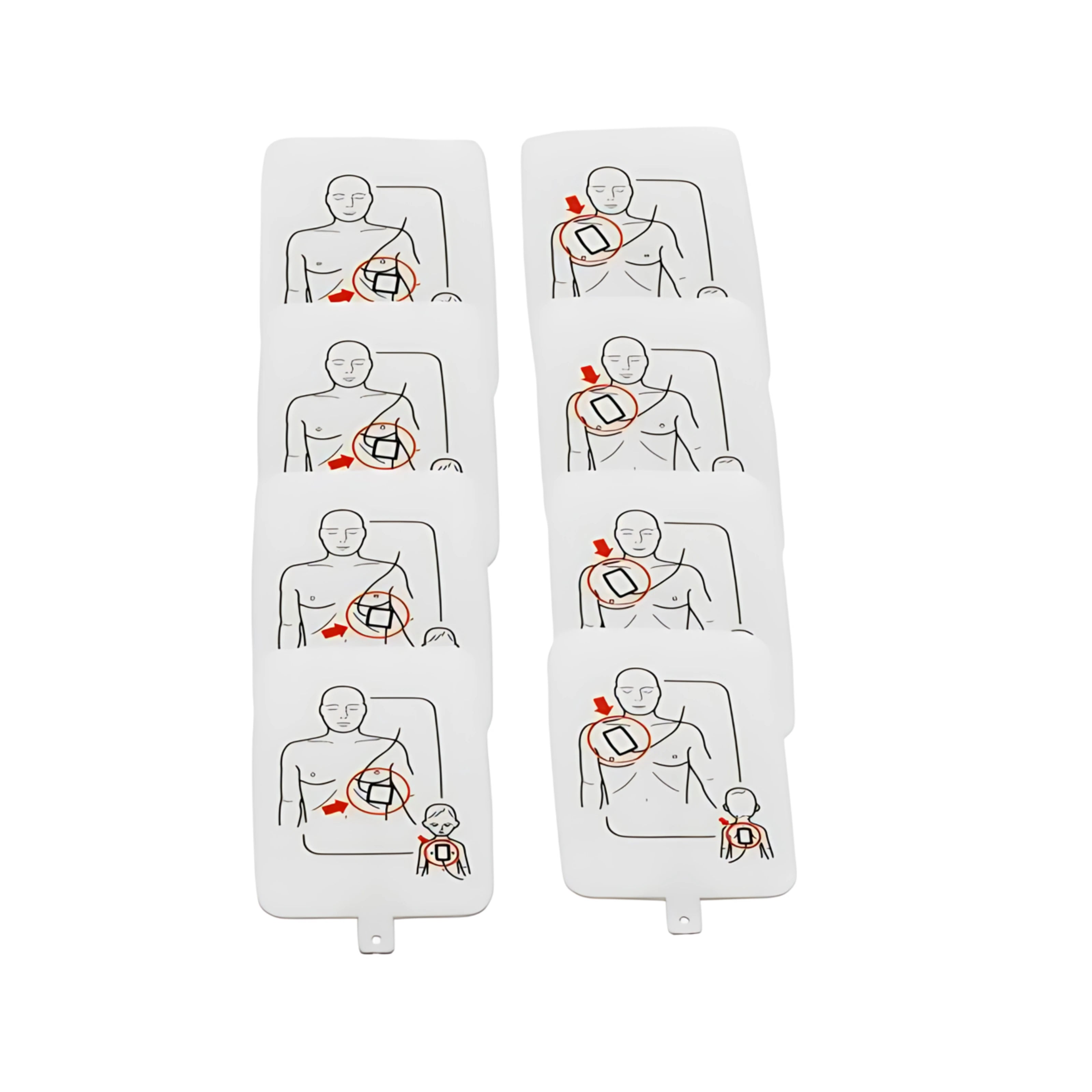 PRESTAN | Pares de Almohadillas de Repuesto para AED UltraTrainer