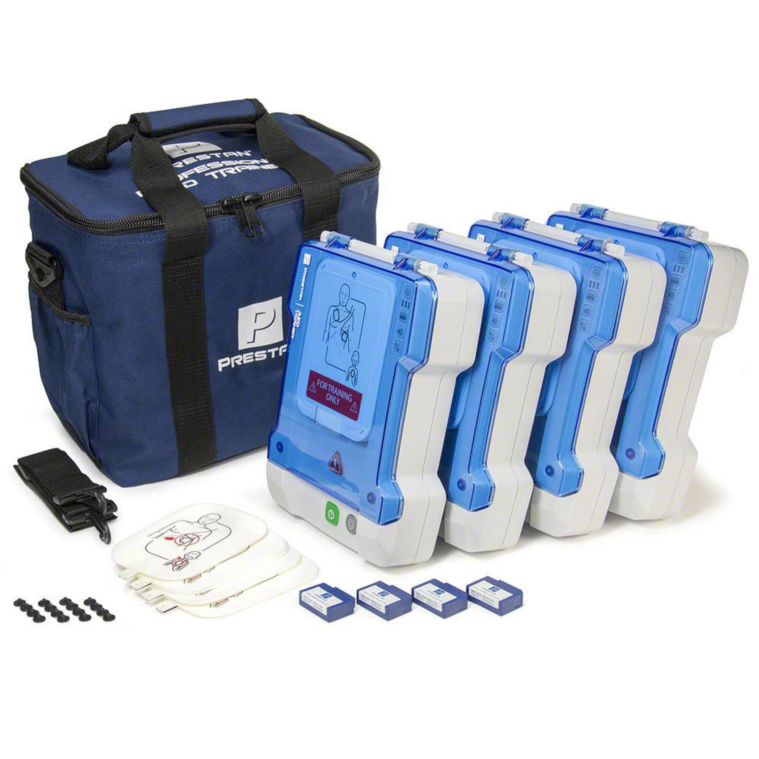 Entrenador DEA Profesional PRESTAN – Paquete de 4
