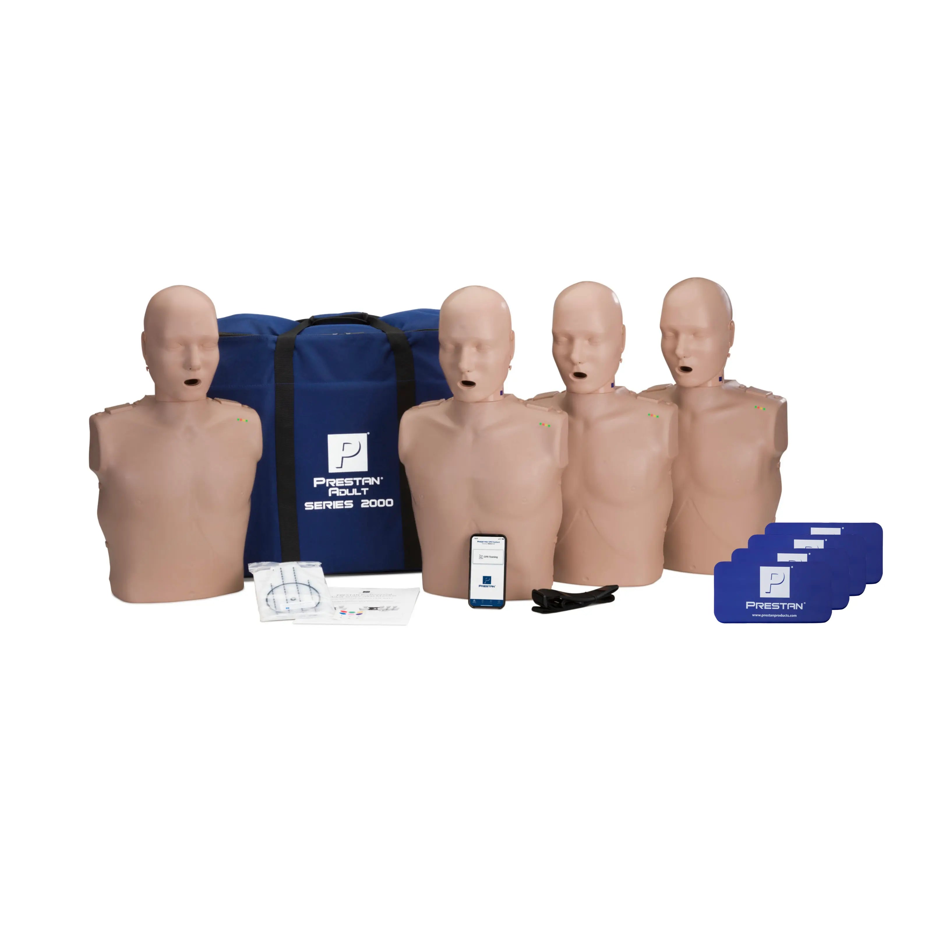 Maniquí PRESTAN Profesional Adulto Serie 2000 - Piel media (4 Pack)
