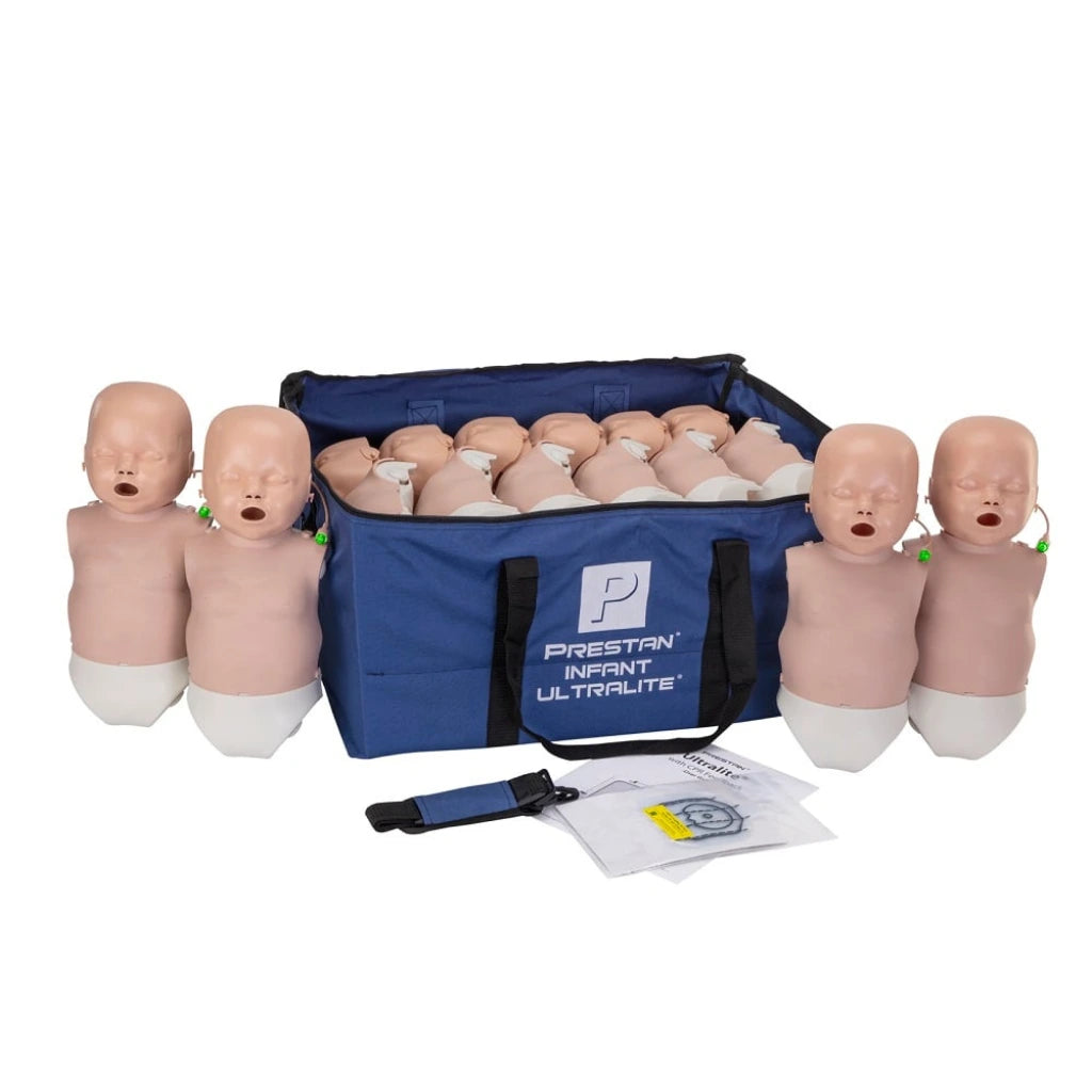 PRESTAN | Maniquí de RCP Lactante Ultralite con Retroalimetnación del RCP (12 Pack)